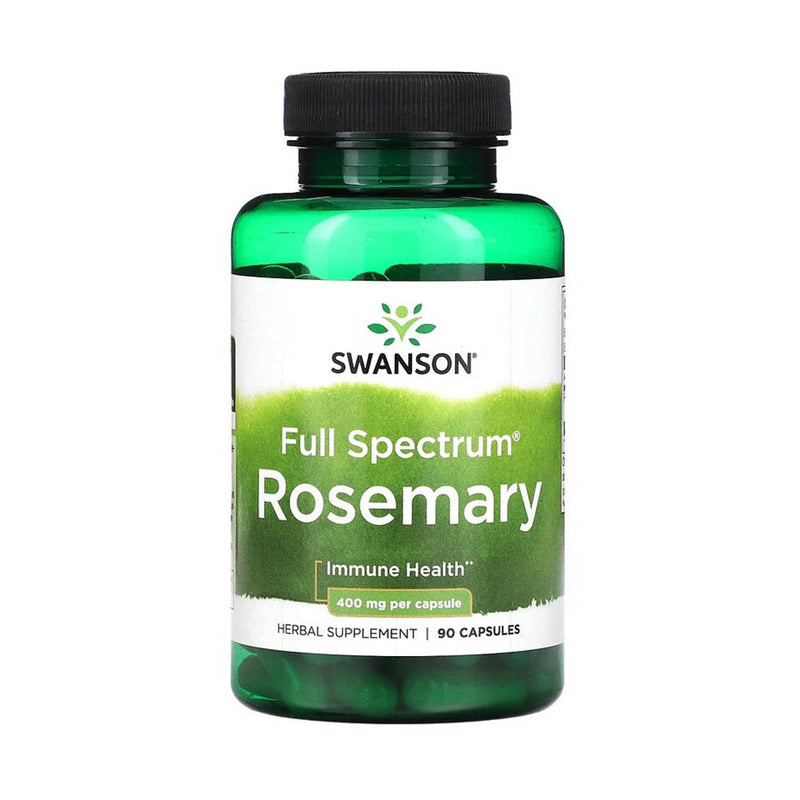 Încărcați imaginea în vizualizatorul Galerie, Rosemary (Rozmarin), 400 mg, Swanson, 90 capsule SW1340