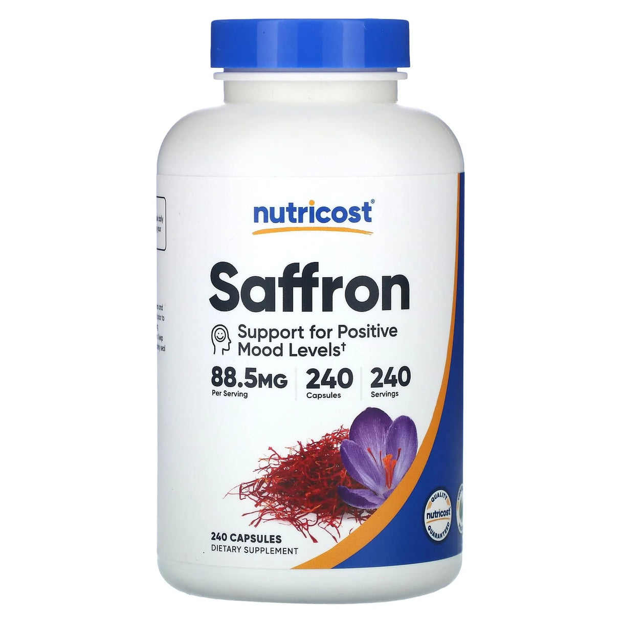 Saffron Extract, 88.5 mg, Nutricost, 240 capsule