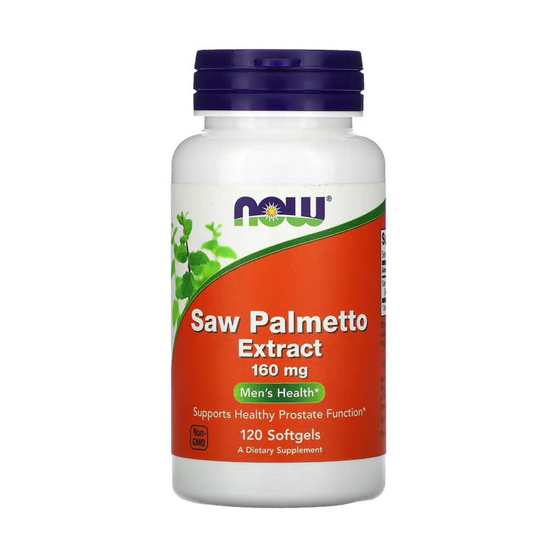 Încărcați imaginea în vizualizatorul Galerie, Saw Palmetto Extract, 160 mg, NOW Foods, 120 softgels