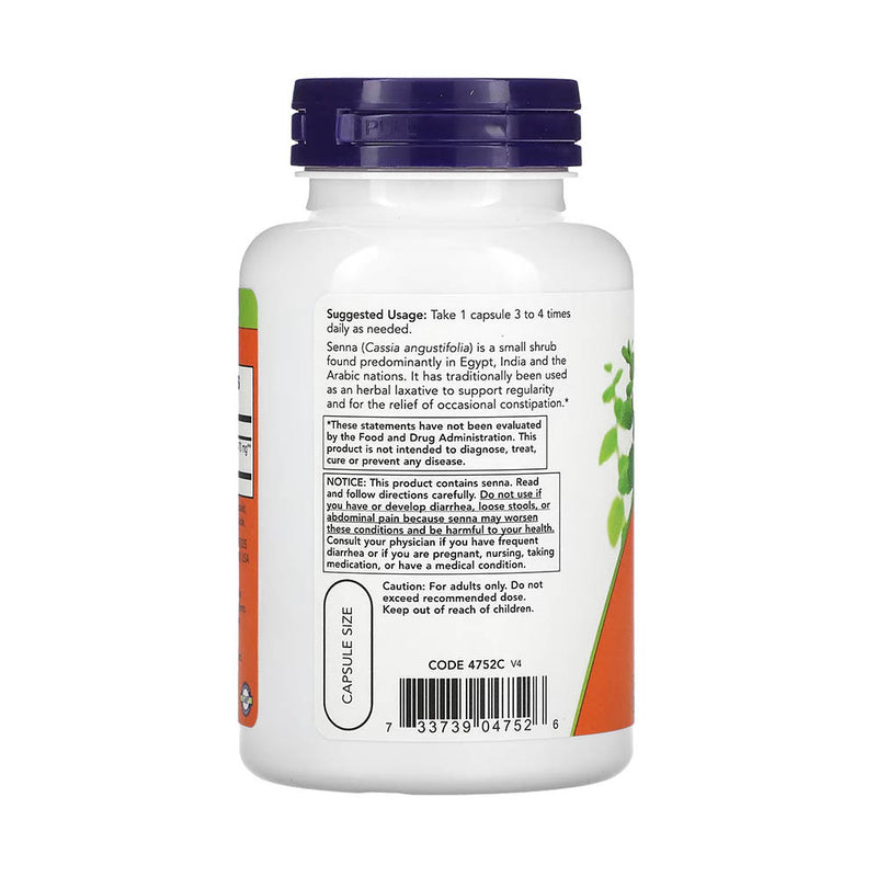 Încărcați imaginea în vizualizatorul Galerie, Senna Leaves (Laxativ), 470 mg, Now Foods, 100 capsule