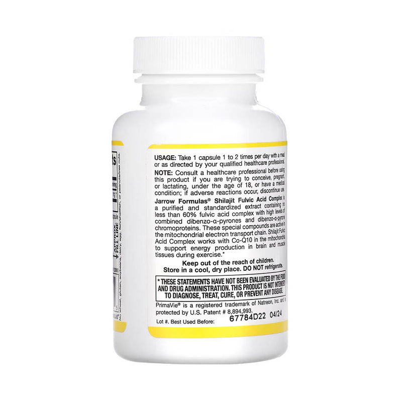 Încărcați imaginea în vizualizatorul Galerie, Shilajit Fulvic Acid Complex, 250mg, Jarrow, 60 capsule