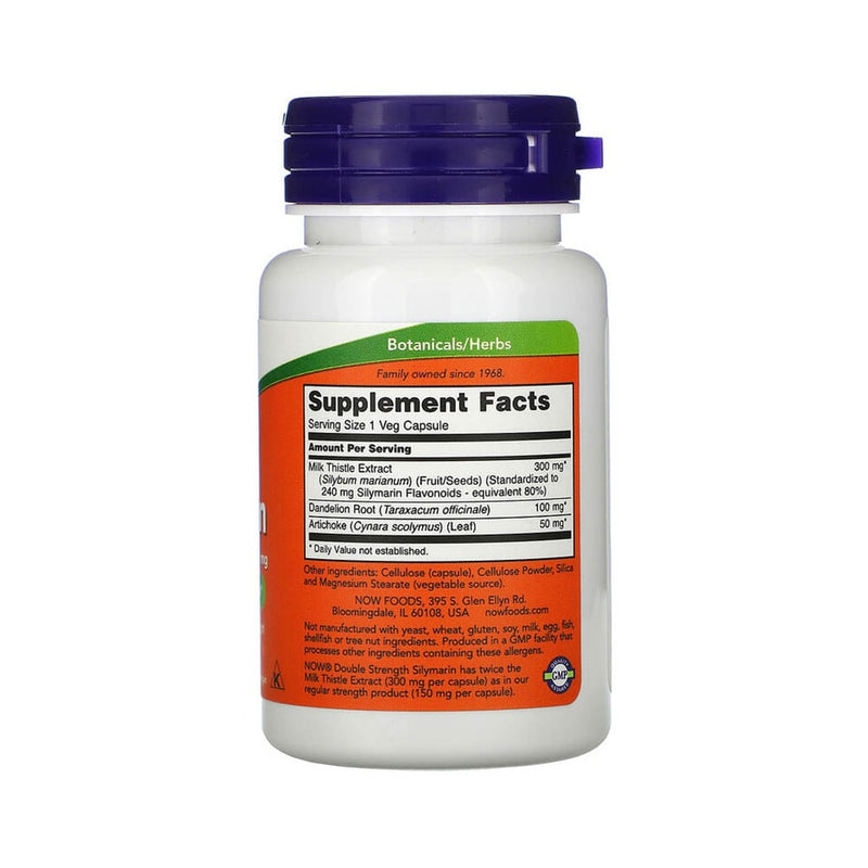 Încărcați imaginea în vizualizatorul Galerie, Silimarina Milk Thistle 300mg, Now Foods, 50 capsule