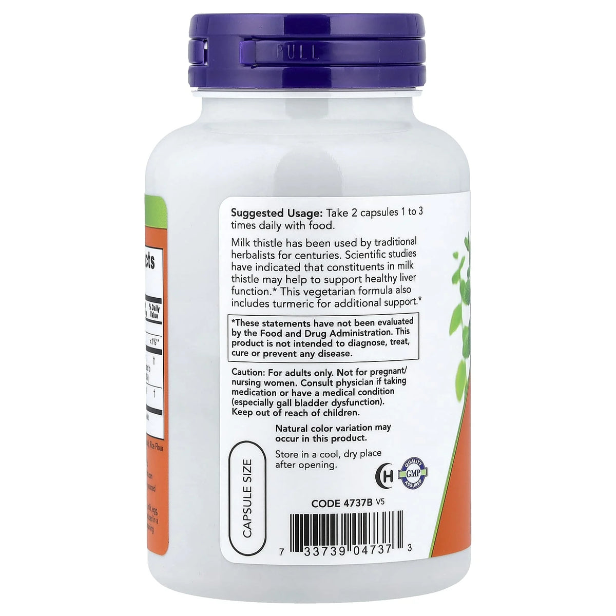 Silimarina, Milk Thistle Extract with Turmeric, 150 mg, Now Foods, 60 capsule