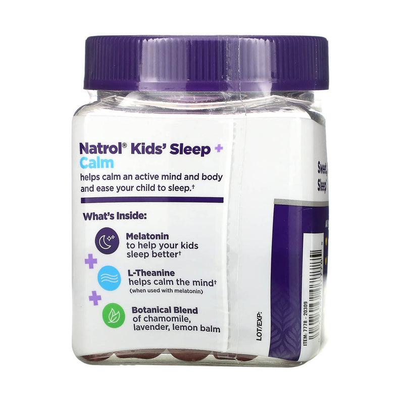 Încărcați imaginea în vizualizatorul Galerie, Sleep + Calm, Strawberry, Natrol Kids, 60 jeleuri