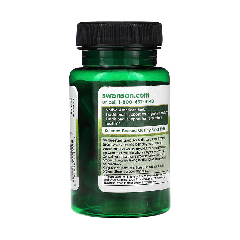 Încărcați imaginea în vizualizatorul Galerie, Slippery Elm Extract (Ulmus fulva), 400mg, Swanson, 60 capsule SW1911