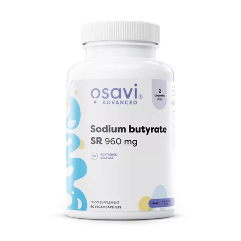 Încărcați imaginea în vizualizatorul Galerie, Sodium butyrate, Sustained Release, 960 mg, Osavi, 60 capsule