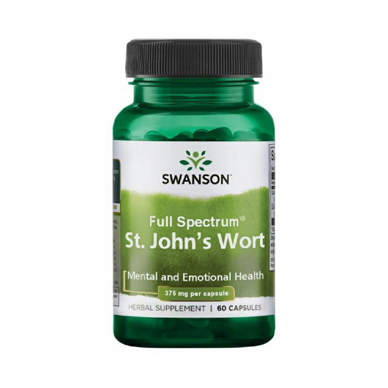 Încărcați imaginea în vizualizatorul Galerie, St. John's Wort (Sunatoare), 375 mg, Swanson, 60 capsule SW1352