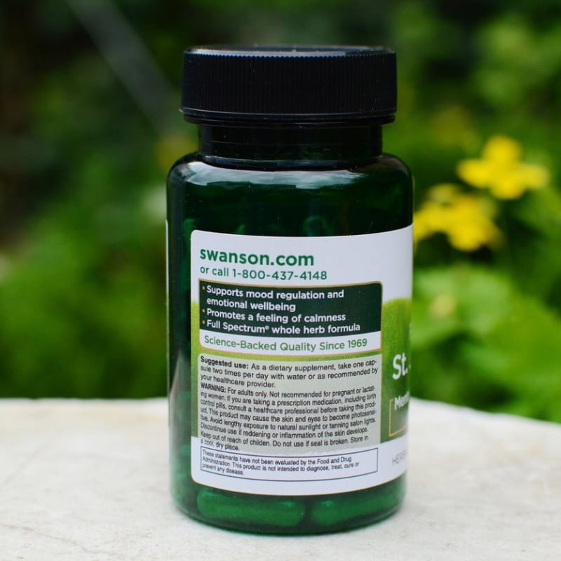 Încărcați imaginea în vizualizatorul Galerie, St. John's Wort (Sunatoare), 375 mg, Swanson, 60 capsule SW1352