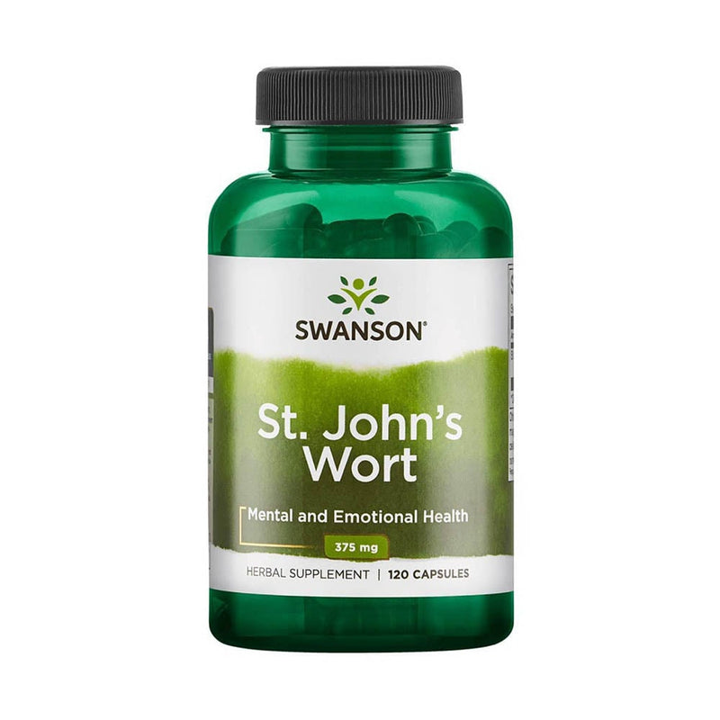 Încărcați imaginea în vizualizatorul Galerie, St. John's Wort (Sunatoare), 375 mg, Swanson, 60 capsule SW1352