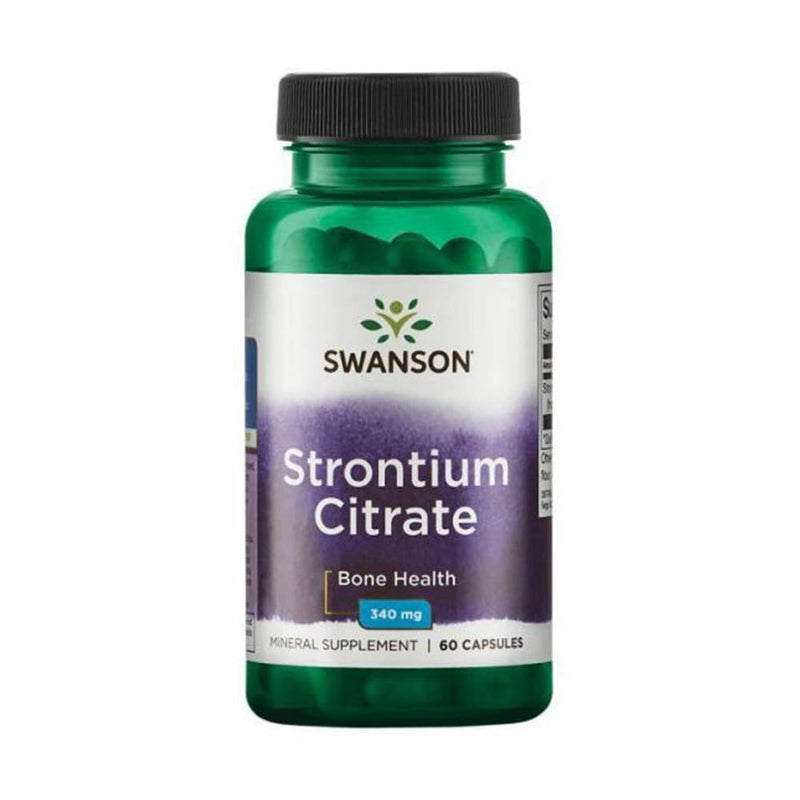 Încărcați imaginea în vizualizatorul Galerie, Strontium Citrate Bone Maker, 340 mg, Swanson, 60 capsule SW1195