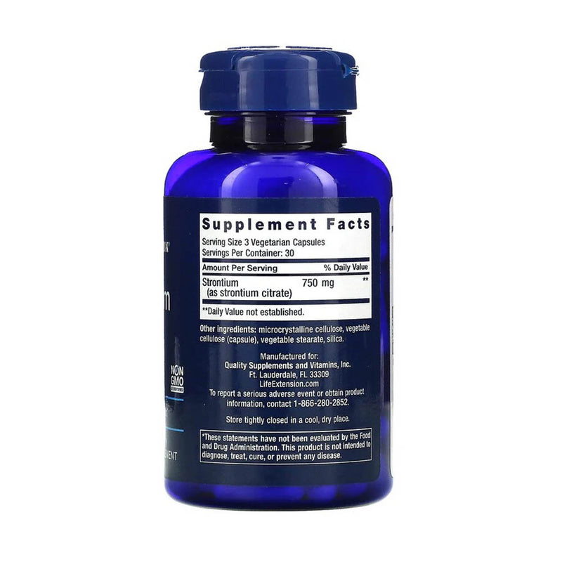 Încărcați imaginea în vizualizatorul Galerie, Strontium Citrate, 750 mg, Life Extension, 90 capsule