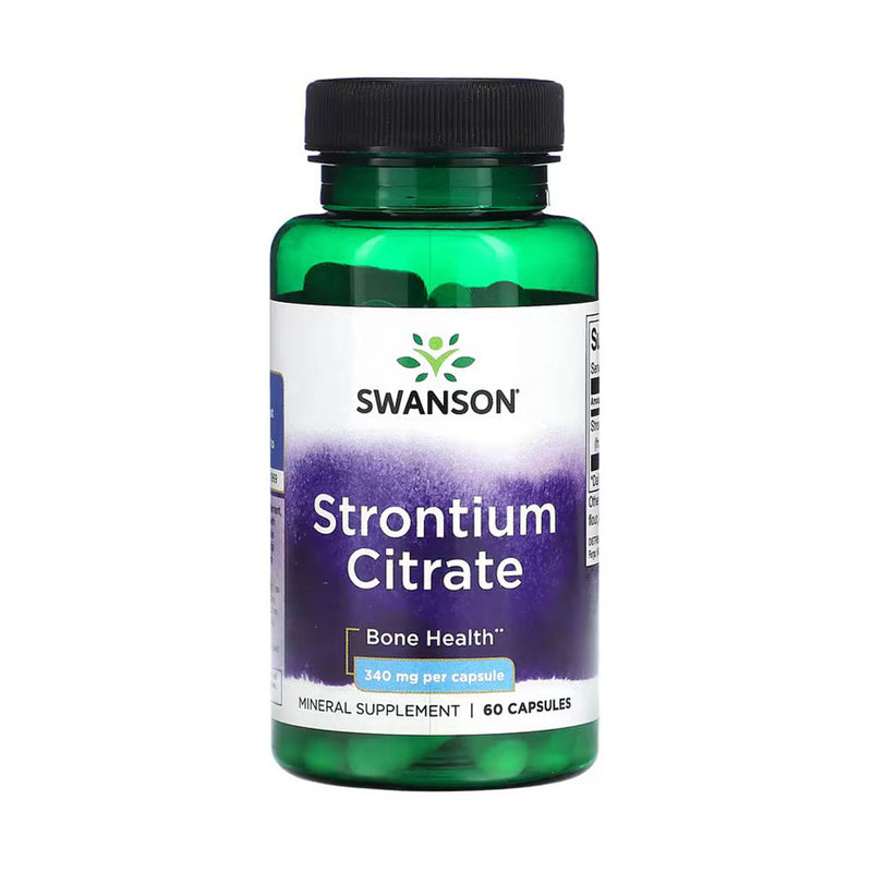 Încărcați imaginea în vizualizatorul Galerie, Strontium Citrate Bone Maker, 340 mg, Swanson, 60 capsule SW1195