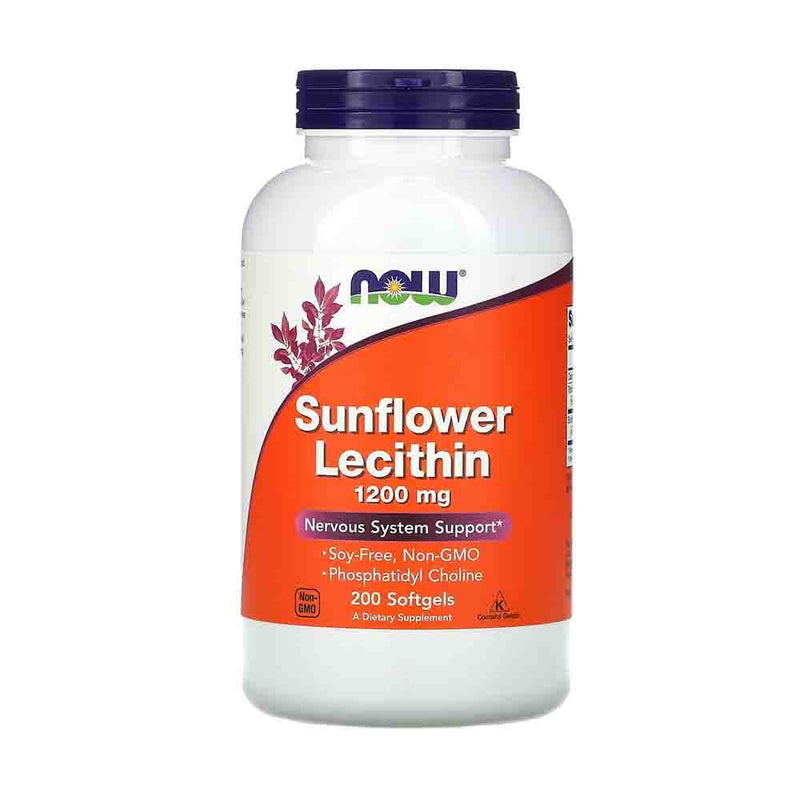 Încărcați imaginea în vizualizatorul Galerie, Sunflower Lecithin 1200mg (Lecitina din Floarea Soarelui), Now Foods, 100 softgels