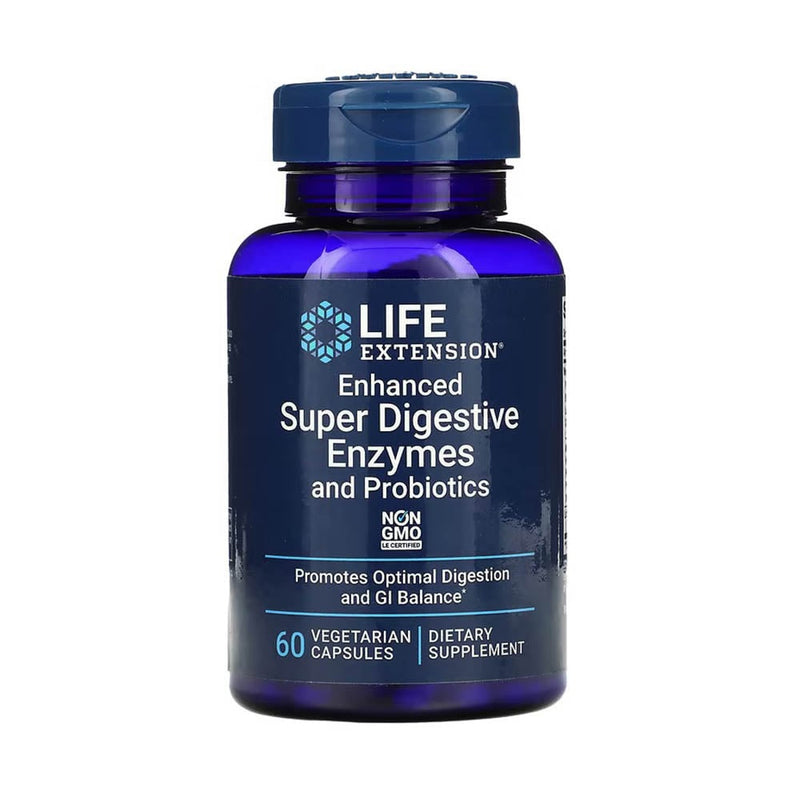Încărcați imaginea în vizualizatorul Galerie, Super Digestive Enzymes and Probiotics, Life Extension, 60 capsule