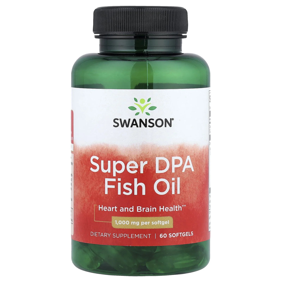 Super DPA Fish Oil, 1000 mg, Swanson, 60 softgels SWE064