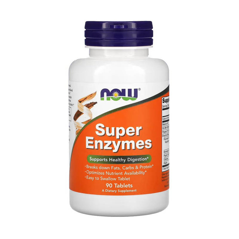 Încărcați imaginea în vizualizatorul Galerie, Super Enzymes (Enzime Digestive cu Spectru Larg), Now Foods, 90 capsule