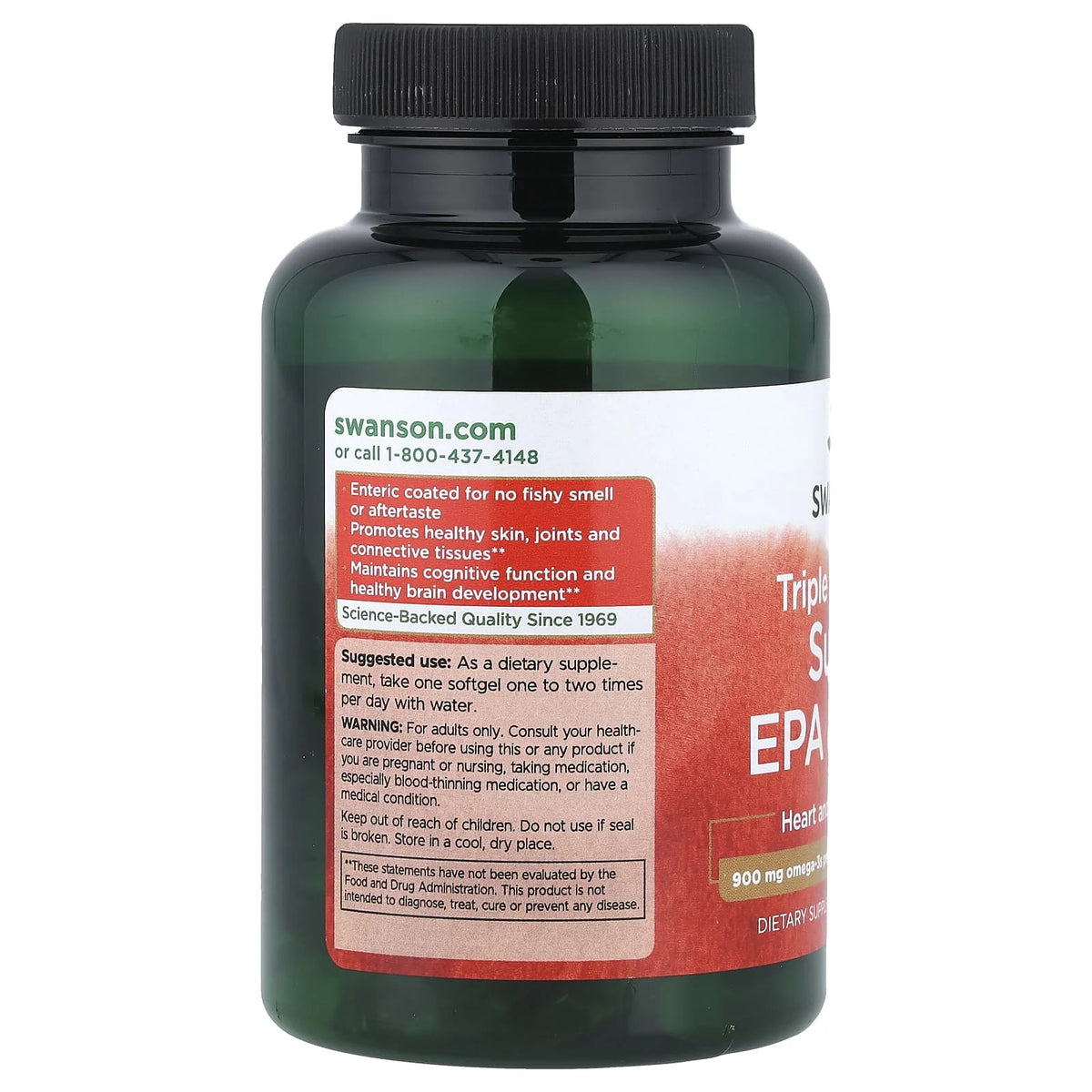 Super EPA & DHA, 1200 mg, Swanson, 60 softgels SWE077