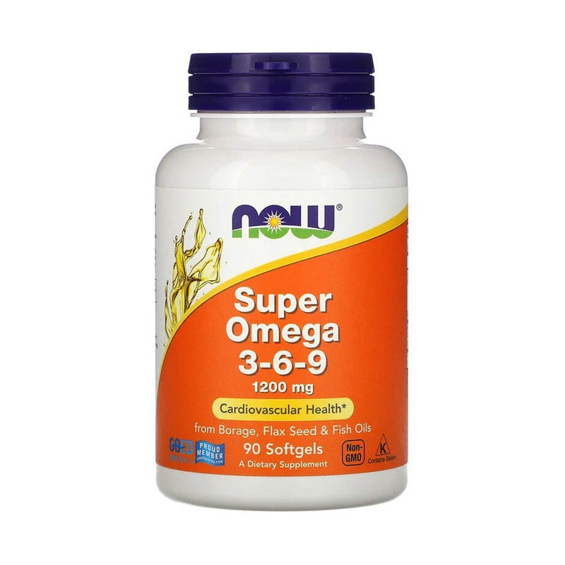 Încărcați imaginea în vizualizatorul Galerie, Super Omega 3-6-9, 1200 mg, Now Foods, 90 softgels