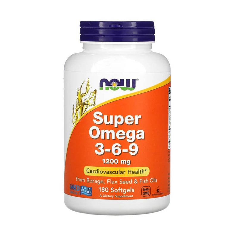 Încărcați imaginea în vizualizatorul Galerie, Super Omega 3-6-9, 1200 mg, Now Foods, 90 softgels