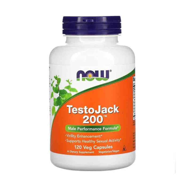 Încărcați imaginea în vizualizatorul Galerie, TestoJack 200, Stimulent Hormonal, Now Foods, 60 capsule