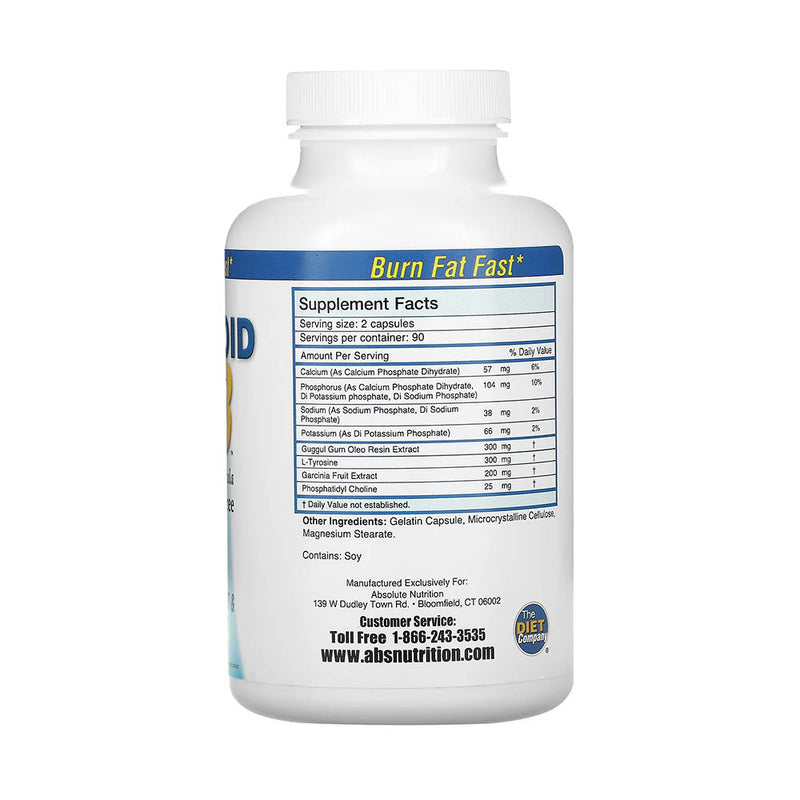 Încărcați imaginea în vizualizatorul Galerie, Thyroid T-3, Burn Fat Fast, Absolute Nutrition, 180 capsule