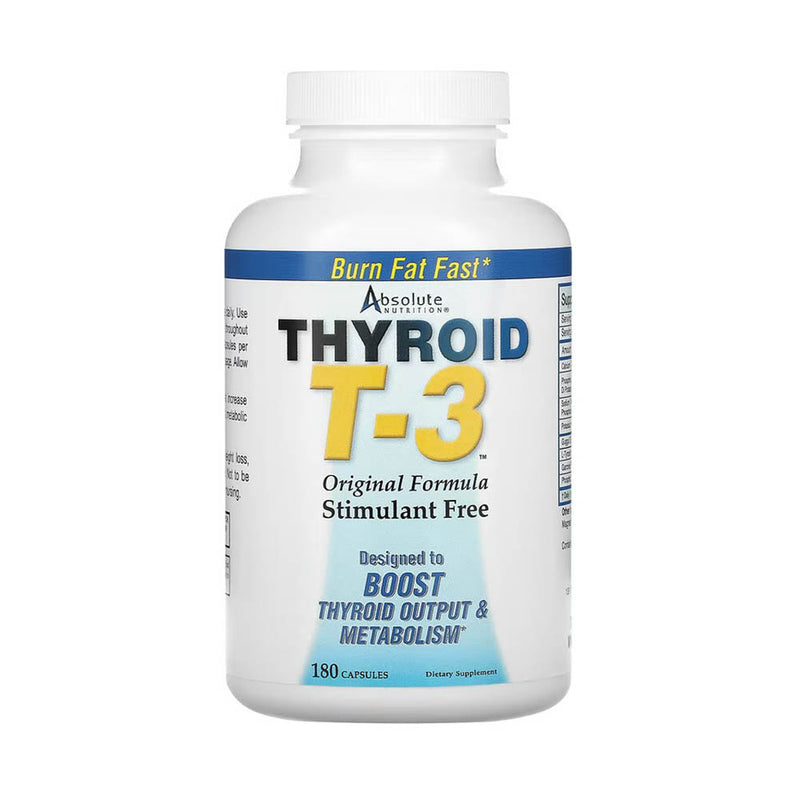 Încărcați imaginea în vizualizatorul Galerie, Thyroid T-3, Burn Fat Fast, Absolute Nutrition, 180 capsule