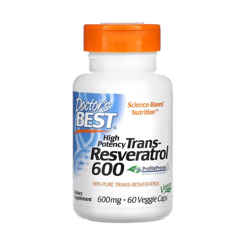 Încărcați imaginea în vizualizatorul Galerie, Trans-Resveratrol with Resvinol, 100 mg, Doctor's Best, 60 capsule