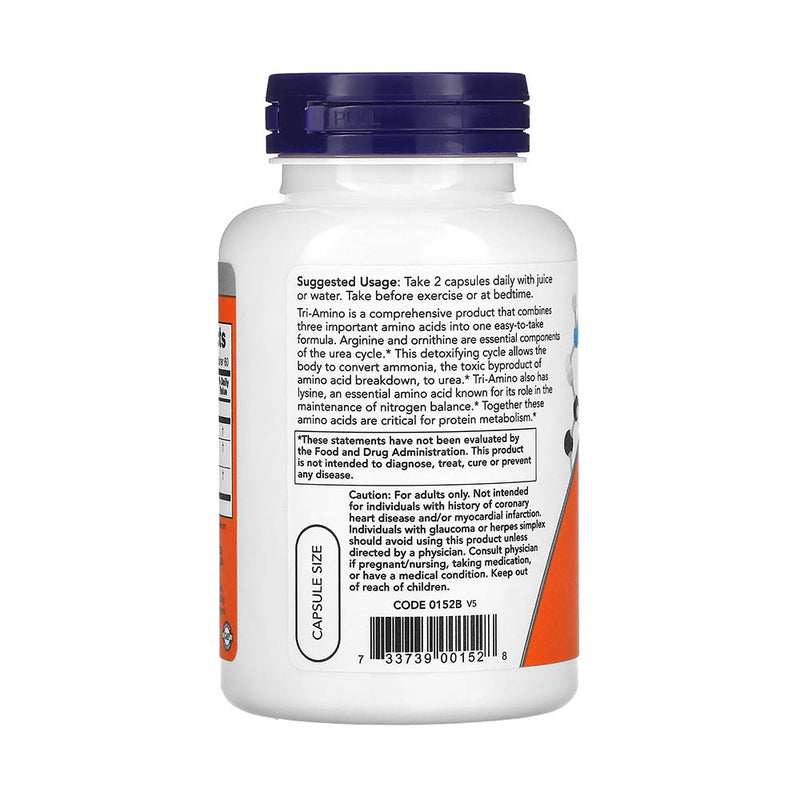Încărcați imaginea în vizualizatorul Galerie, Tri-Amino (Arginine, Ornithine, Lysine), Now Foods, 120 capsule