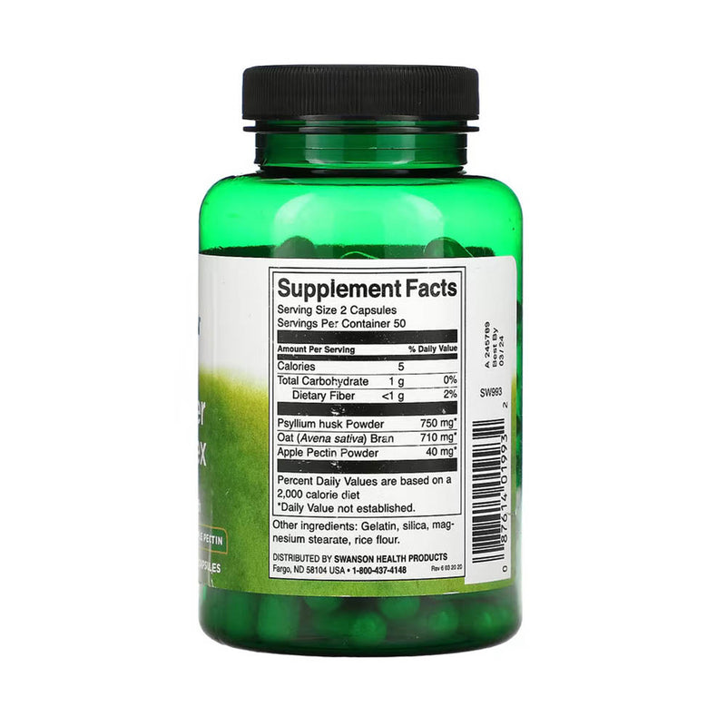 Încărcați imaginea în vizualizatorul Galerie, Tri-Fiber Complex (Sistemul Digestiv), Swanson, 100 capsule SW993