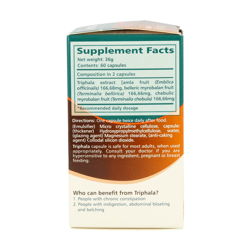 Încărcați imaginea în vizualizatorul Galerie, Triphala Bowel Wellness (Stomac si Intestin), Himalaya, 60 capsule