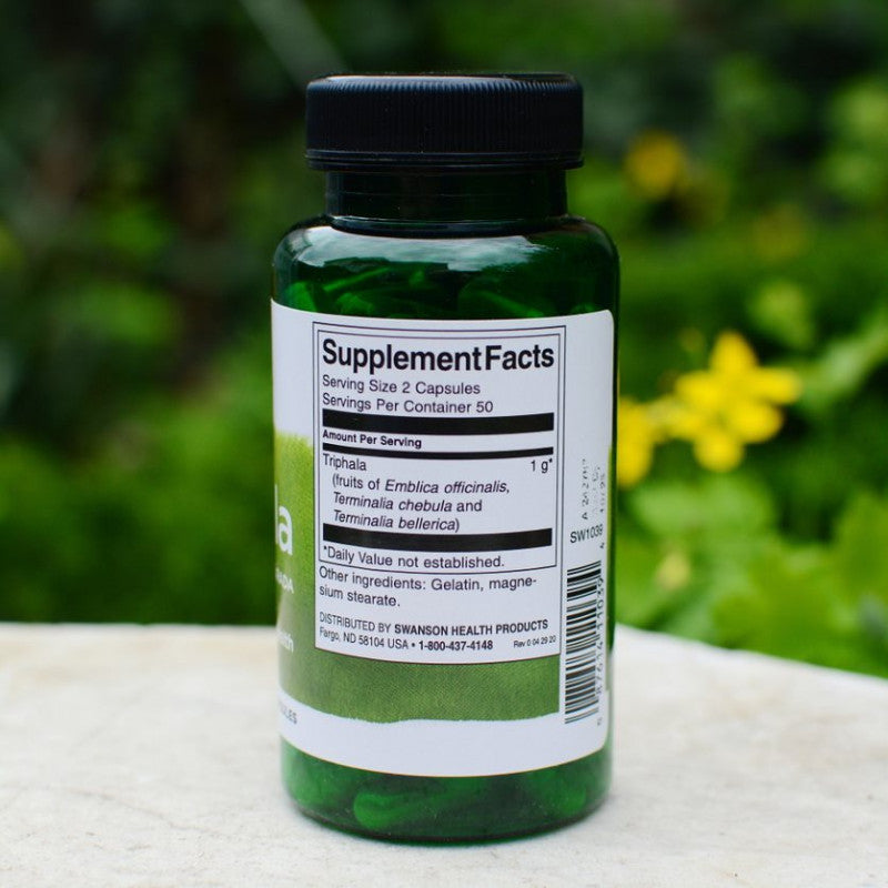 Încărcați imaginea în vizualizatorul Galerie, Triphala with Amla, Behada & Harada, 500 mg, Swanson, 100 capsule SW1039