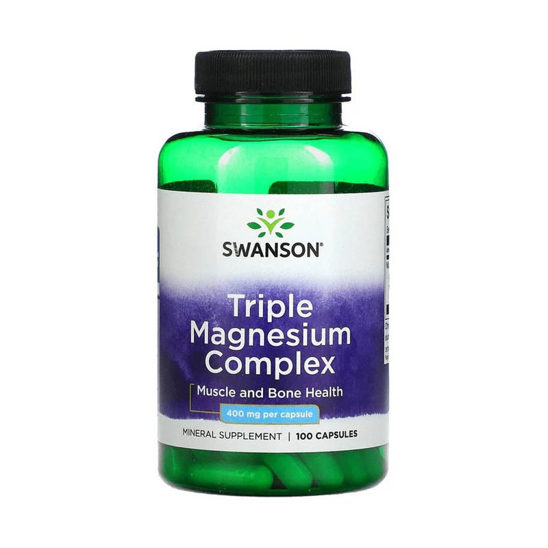 Încărcați imaginea în vizualizatorul Galerie, Triple Magnesium Complex, 400mg, Swanson, 100 capsule SW808