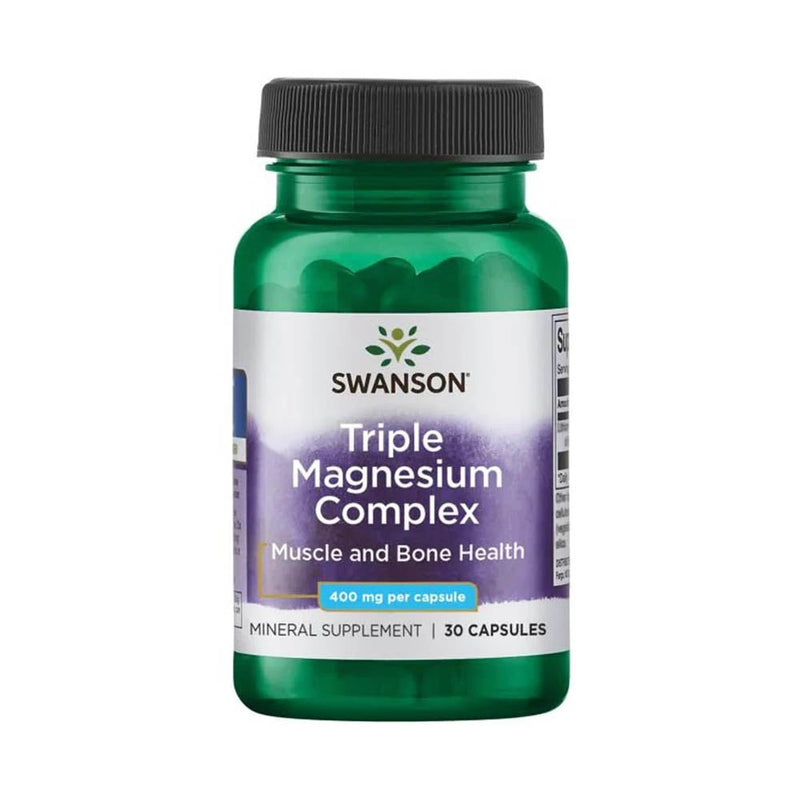 Încărcați imaginea în vizualizatorul Galerie, Triple Magnesium Complex, 400mg, Swanson, 100 capsule SW808