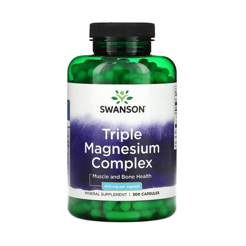 Încărcați imaginea în vizualizatorul Galerie, Triple Magnesium Complex, 400mg, Swanson, 100 capsule SW808