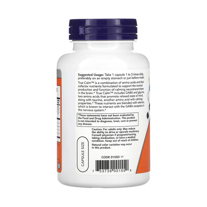 Încărcați imaginea în vizualizatorul Galerie, True Calm, Relaxare si Somn usor, Now Foods, 90 capsule