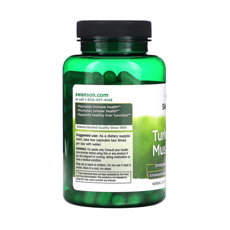 Încărcați imaginea în vizualizatorul Galerie, Turkey Tail Mushroom Extract (Coada de curcan), Swanson, 120 capsule SWH150