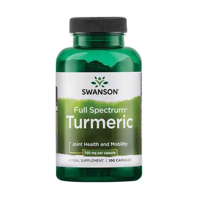 Încărcați imaginea în vizualizatorul Galerie, Turmeric (Curcuma Longa), 720mg, Swanson, 100 capsule SW940