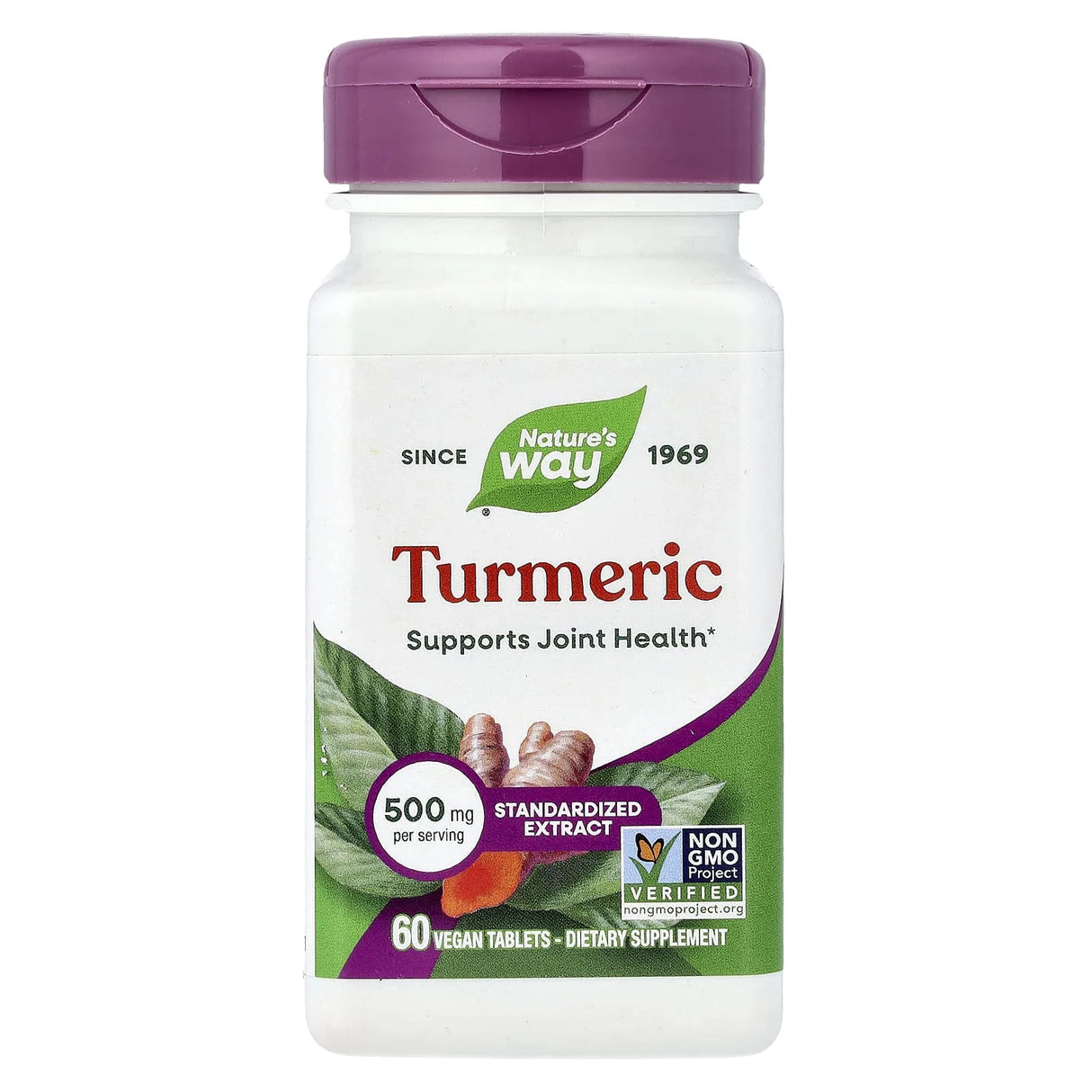 Turmeric, Premium Extract, 500 mg, Nature's Way, 60 tablete
