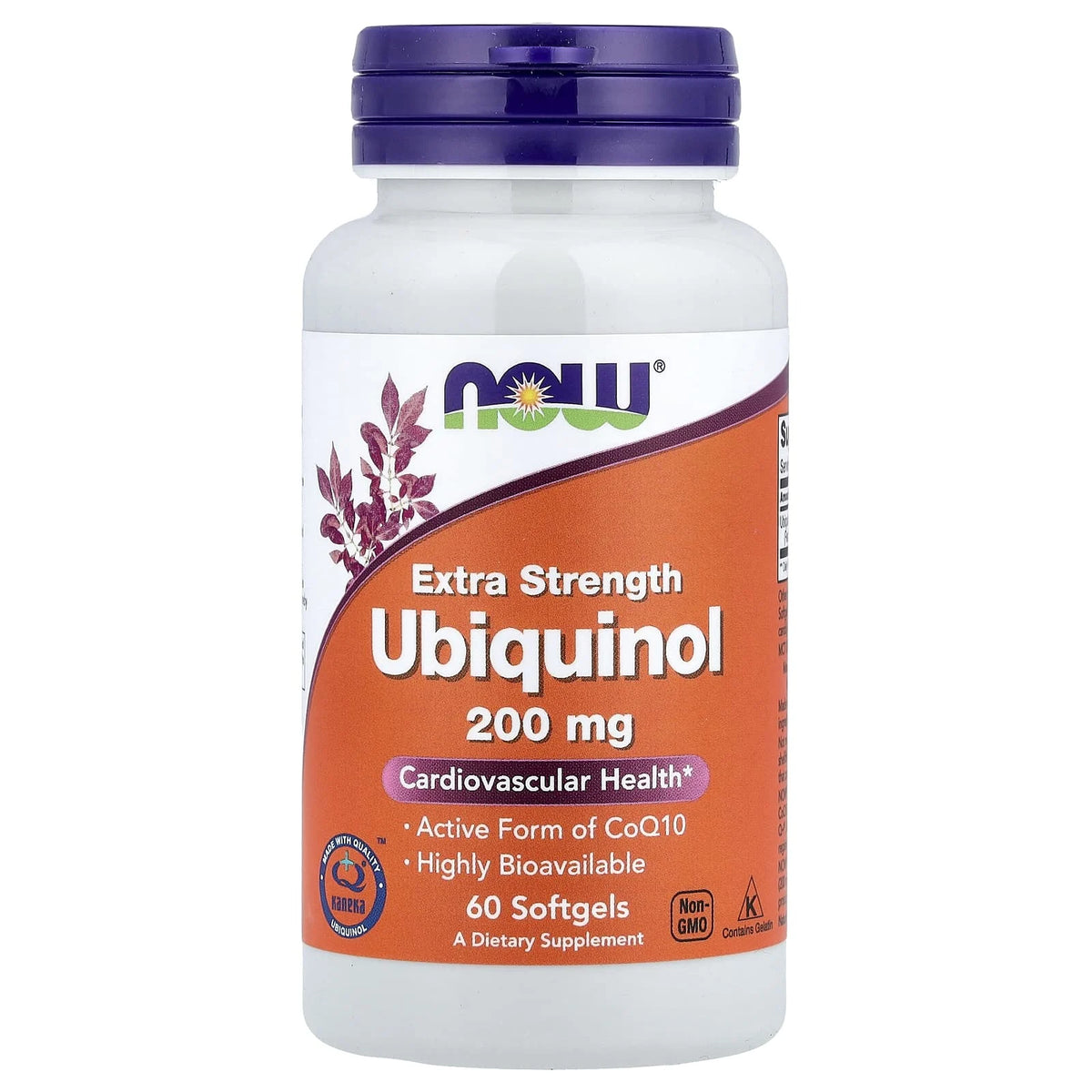 Ubiquinol (Active CoQ10), 200 mg, Now Foods, 60 softgels