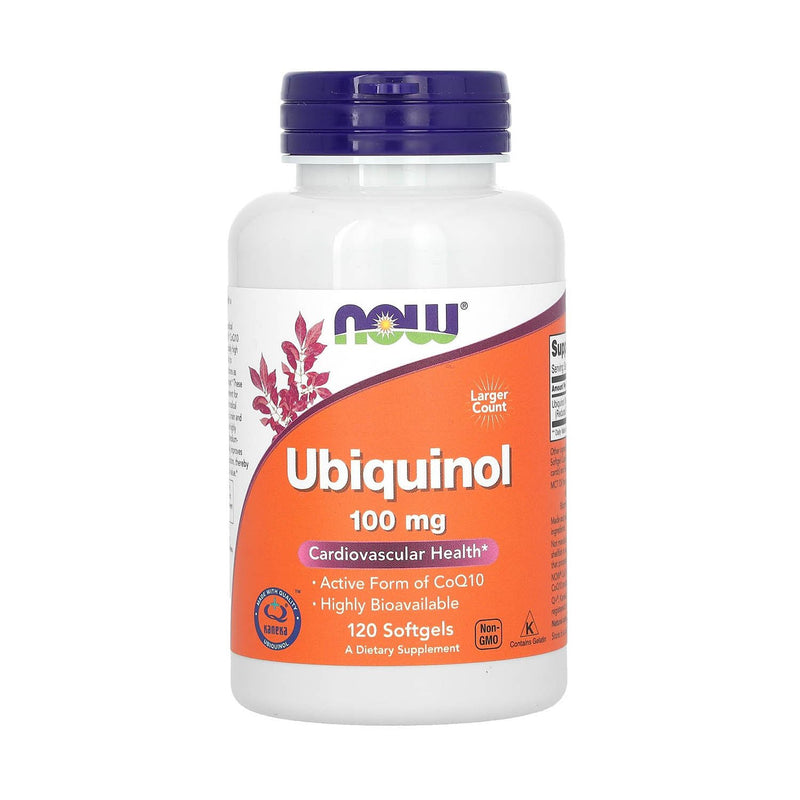 Încărcați imaginea în vizualizatorul Galerie, Ubiquinol (Active CoQ10), 100mg, Now Foods, 60 softgels