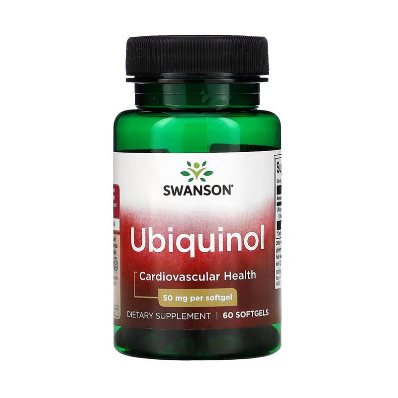 Încărcați imaginea în vizualizatorul Galerie, Ubiquinol Kaneka, 50 mg, Swanson, 60 softgels SWU393