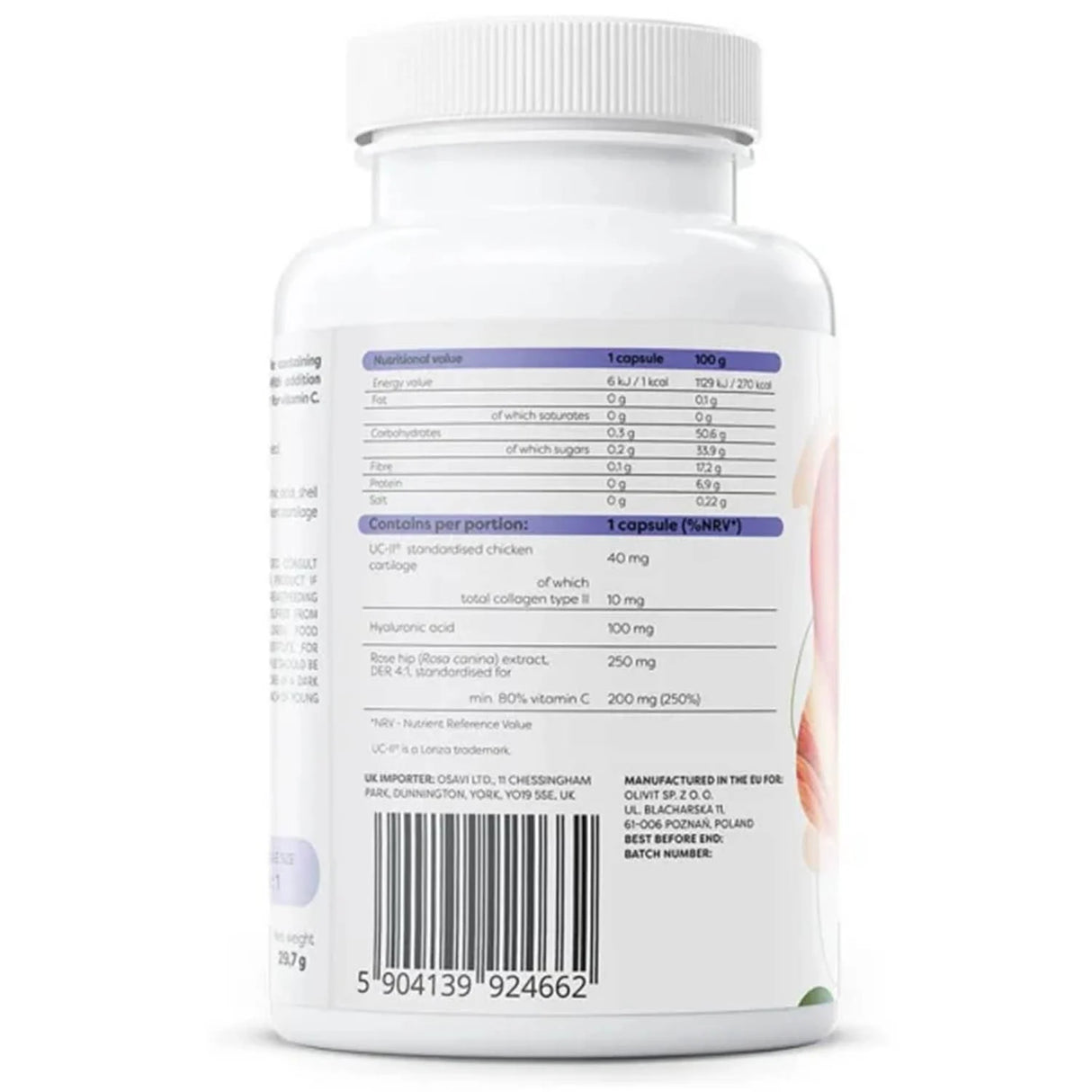 UC-II Collagen type II with hyaluronic acid, Osavi, 60 capsule