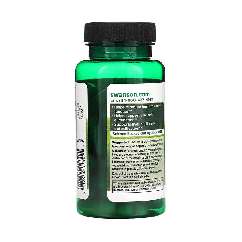 Încărcați imaginea în vizualizatorul Galerie, Uric Acid Cleanse (Sanatatea Rinichilor), Swanson, 60 capsule SWU849