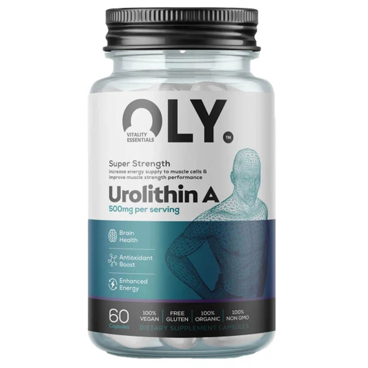 Urolithin A (Claritate Mentală), 500 mg, Oly, 60 capsule