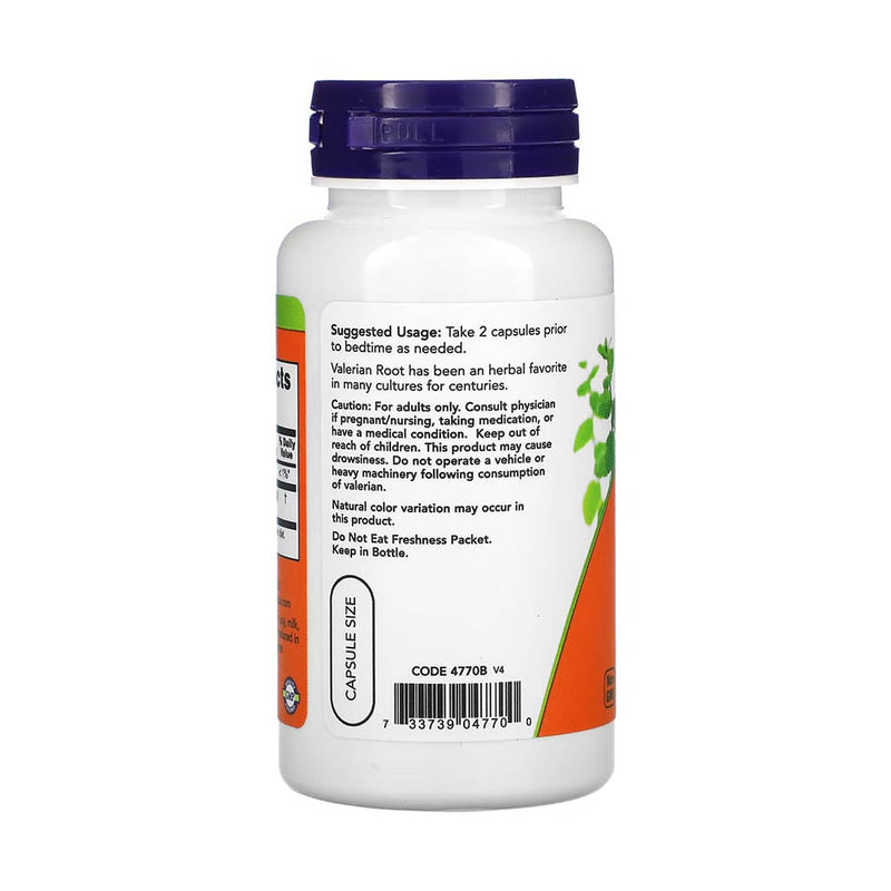 Încărcați imaginea în vizualizatorul Galerie, Valerian Root (Valeriana) 500mg, Now Foods, 100 capsule