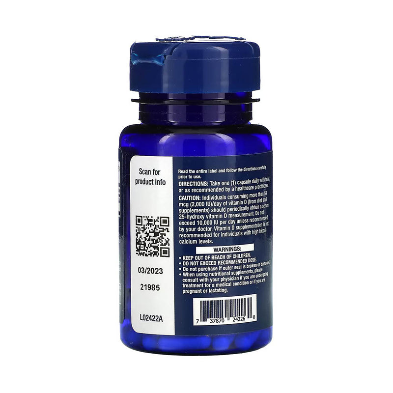 Încărcați imaginea în vizualizatorul Galerie, Vegan Vitamin D3, 125 mcg (5000 IU), Life Extension, 60 capsule