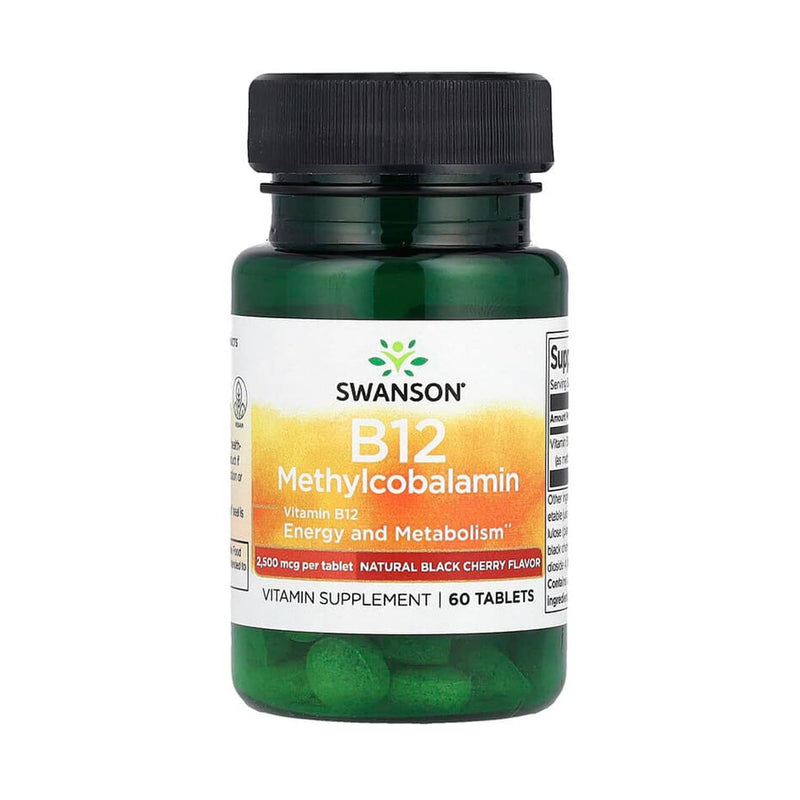 Încărcați imaginea în vizualizatorul Galerie, Vitamin B-12 Methylcobalamin, 5000 mcg, Swanson, 60 tablete SWU122