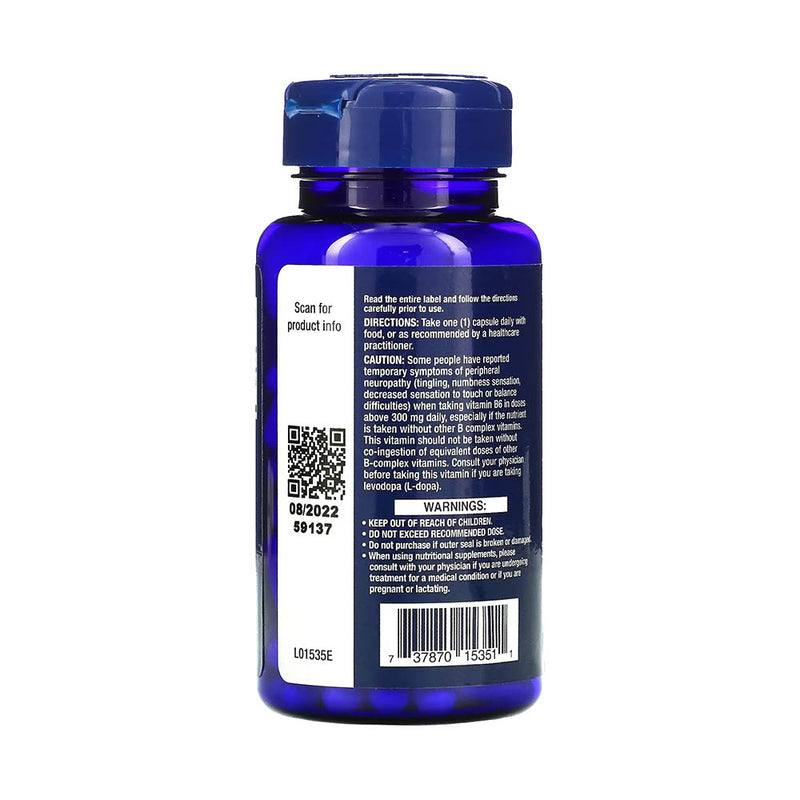 Încărcați imaginea în vizualizatorul Galerie, Vitamin B6, 250 mg, Life Extension, 100 capsule