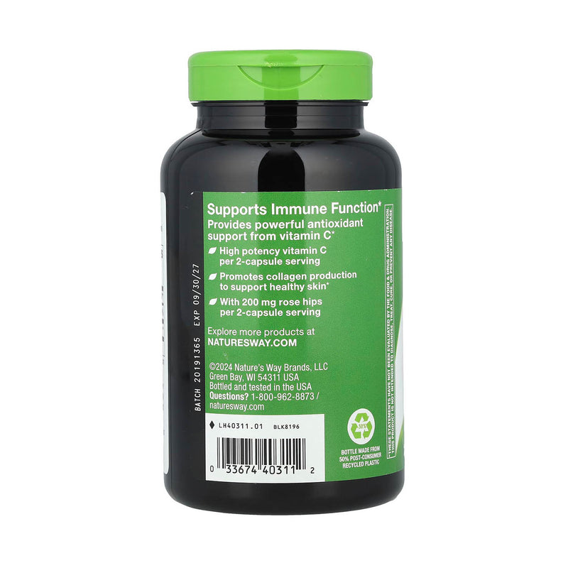 Încărcați imaginea în vizualizatorul Galerie, Vitamin C with Rose Hips, Nature's Way, 250 Capsule