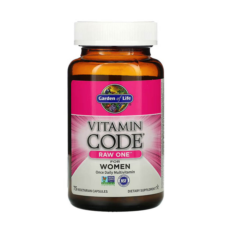 Încărcați imaginea în vizualizatorul Galerie, Vitamin Code, RAW One, Once Daily Multivitamin for Women, Garden of Life, 75 capsule
